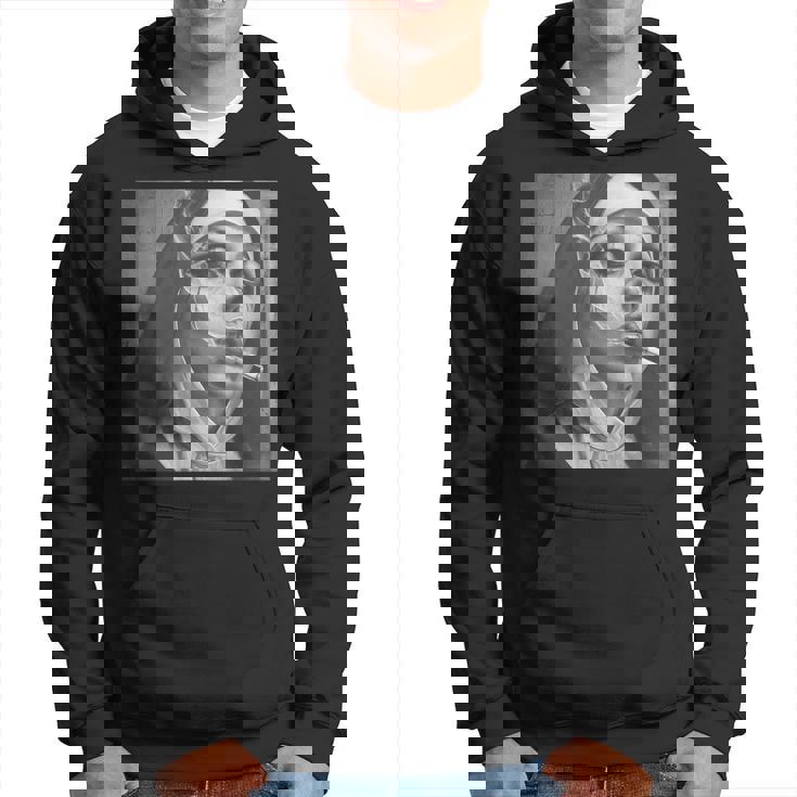 熱い修道女がタバコを吸う、反抗的な修道女 パーカー