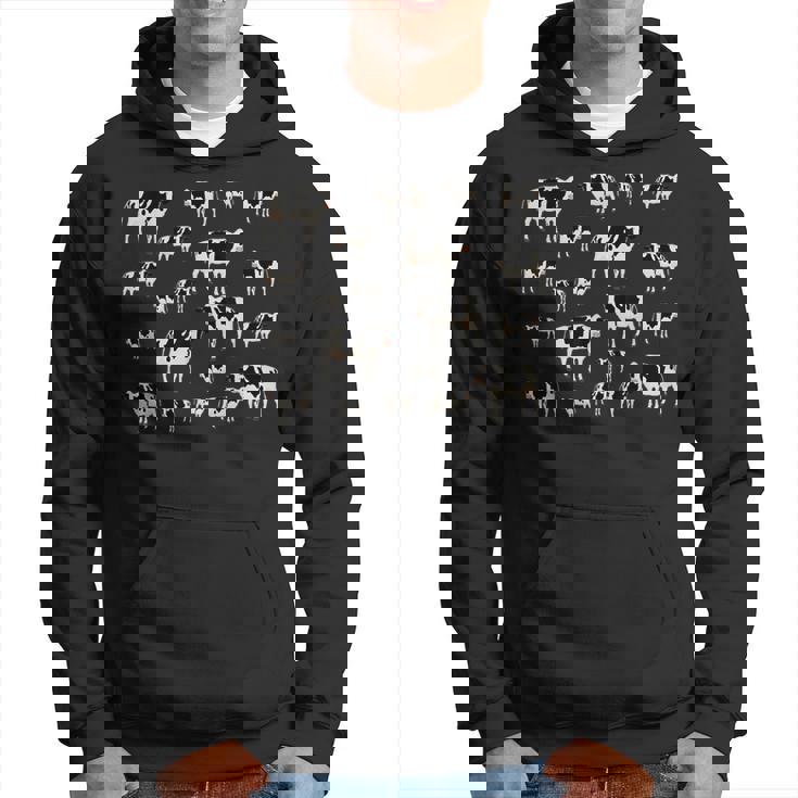 牛農場の動物柄 パーカー