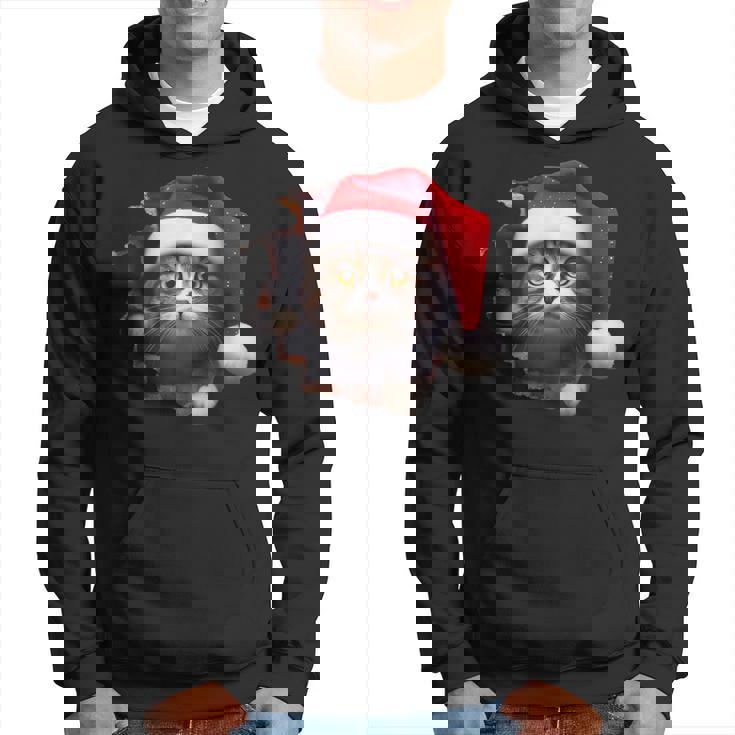 猫 クリスマス クリスマスパーティー パーカー