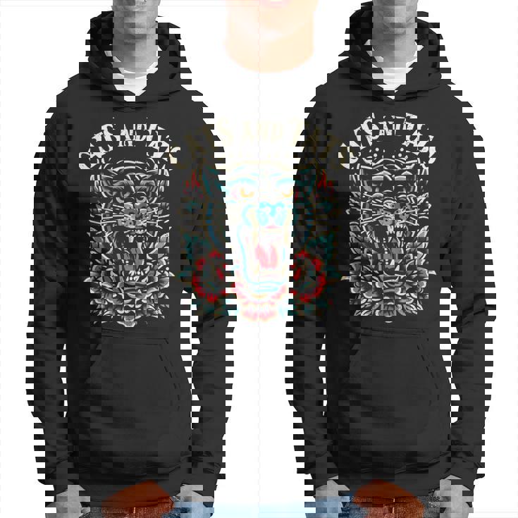 猫 タトゥー トラディショナル タトゥー アーティスト インク タトゥー師 ヴィンテージ パーカー