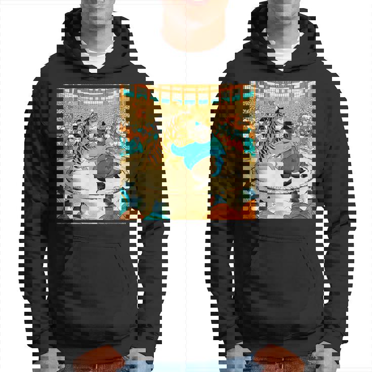 猫 ネコ 相撲 面白いtシャツ 文字入り メンズ おもしろ 面白い 服 おもしろグッズ ネタ 力士 浮世絵 パーカー