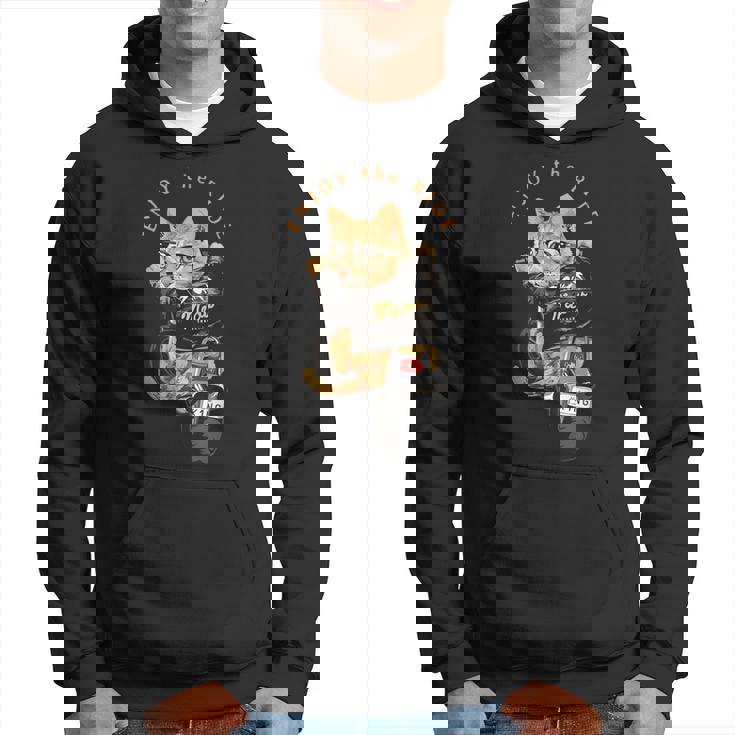 猫 おもしろ バイク オートバイ ねこ ライダース バイカー 面白い ネコ パーカー