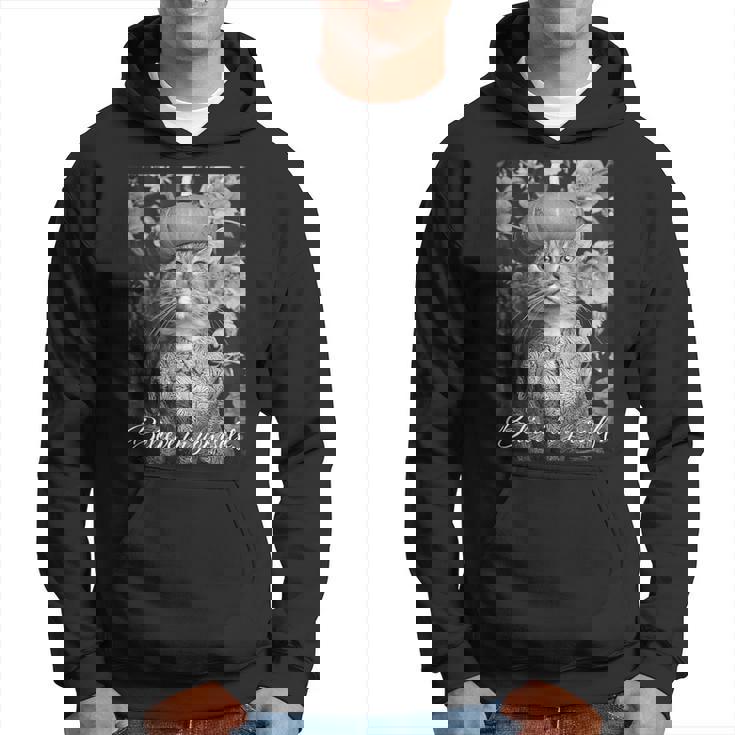 猫 モノクロ 写真 おしゃれ 可愛い 個性的 ハロウィン かぼちゃ パーカー