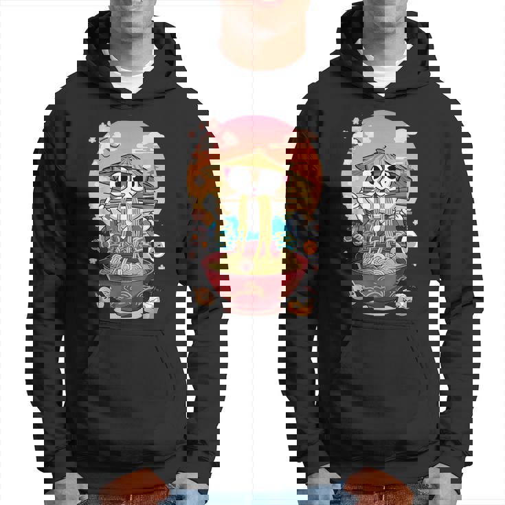 猫 ラーメン 日本語 面白い グラフィック カワイイ 猫 アニメ 恋人 パーカー