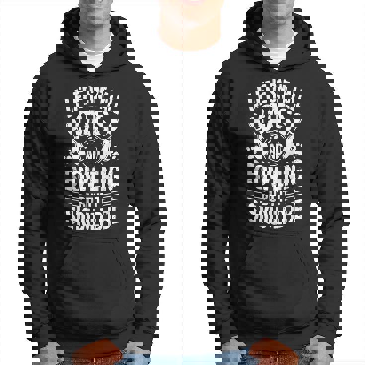 猫とボウリング 面白いボウラー ボウリング パーカー