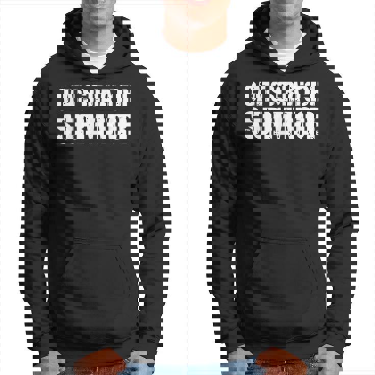 猫のひっかき傷から生き残った私は猫のひっかき傷から生き残りました パーカー