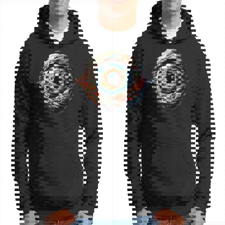 目玉 不気味な目 パーカー