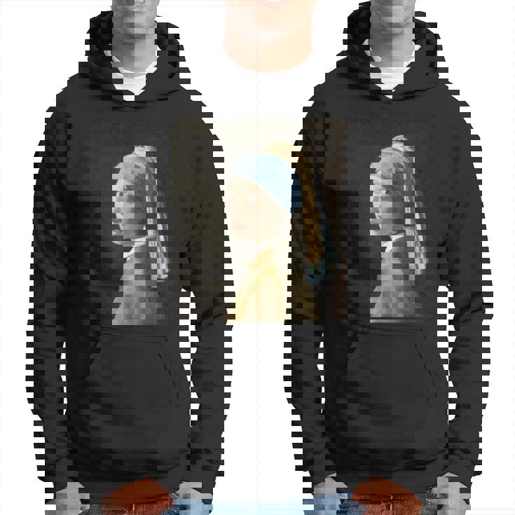 真珠の耳飾りの少女／フェルメール【世界の名画】（高精細画像）Vermeer 美術館アート 油絵 パーカー