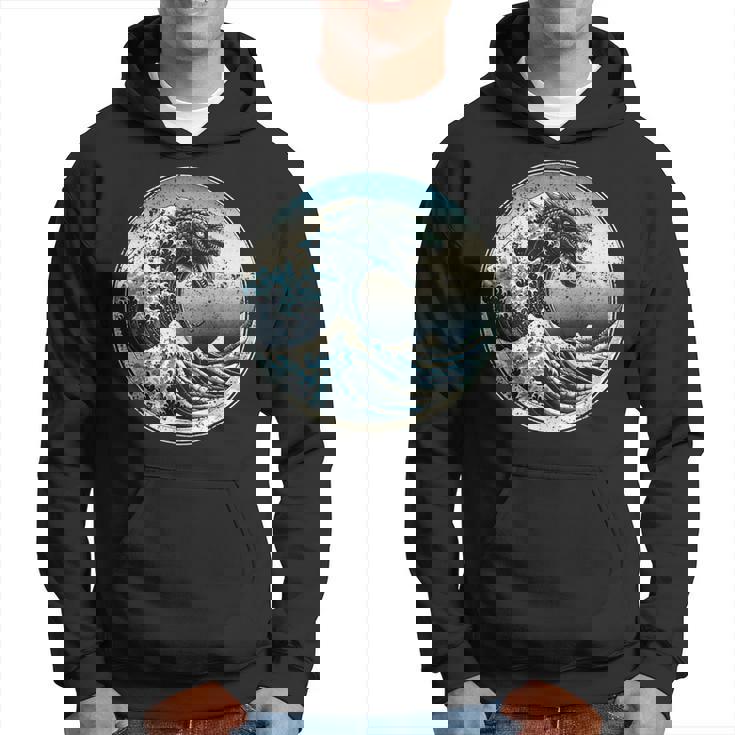 神奈川沖グレートウェーブウィズガメラ パーカー