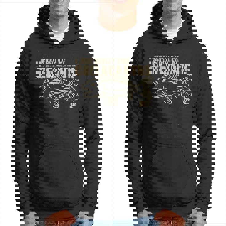 私はシーラカンスが本当に好きですok パーカー