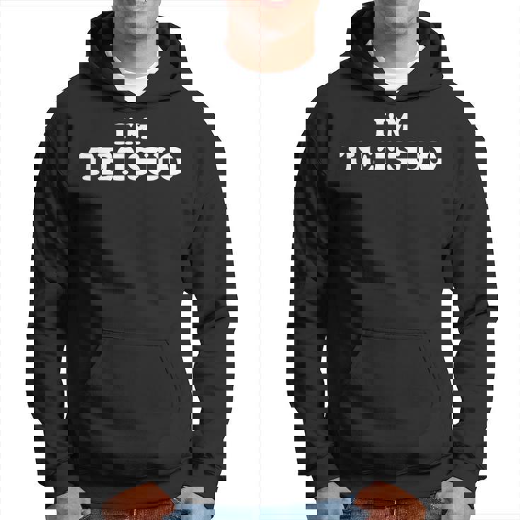 私は鉄夫、私の名前は鉄夫、私は哲男、パーソナライズ パーカー