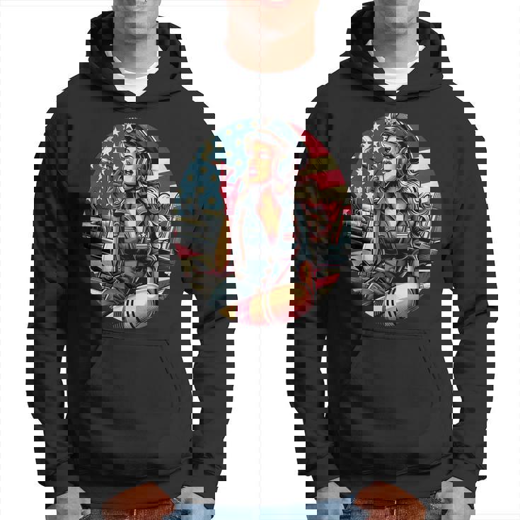 第二次世界大戦 爆撃機 葉巻 喫煙 ピンナップガール パーカー