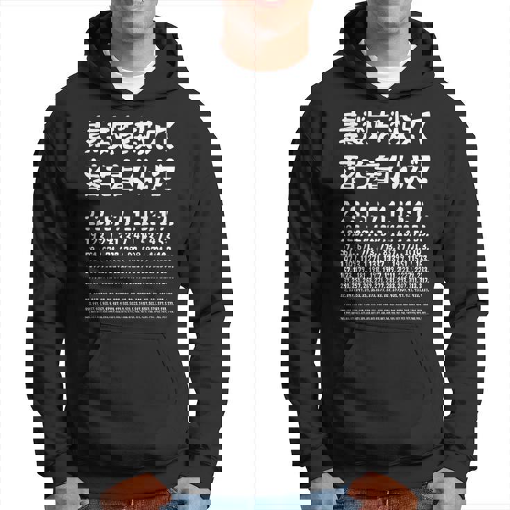 素数を数えて落ち着くんだ！ 数学者 ジョーク ウケ狙い お笑い好き ギャグ好き ジョーク好き 数学 おもしろ ネタ パーカー