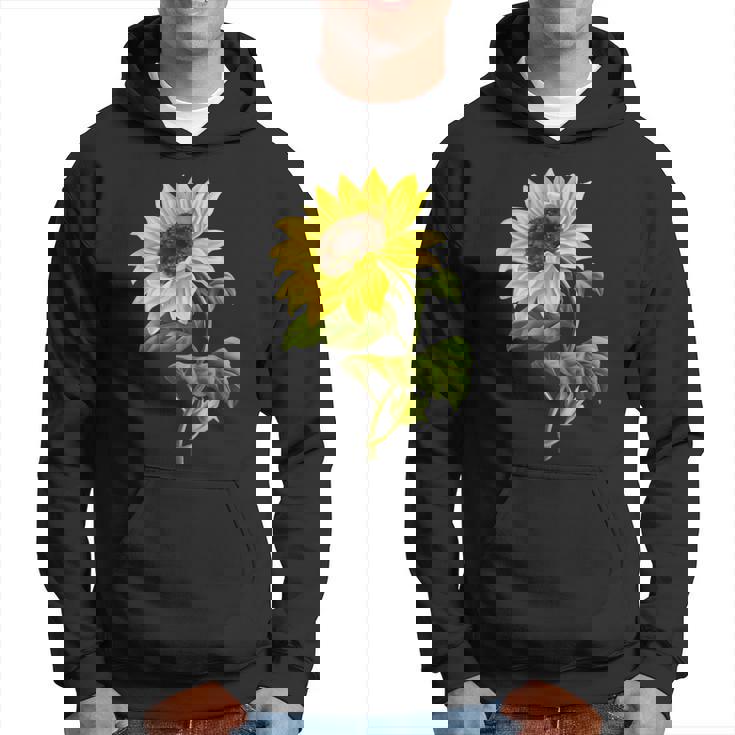 素敵なかわいいヒマワリの植物の花のアートワーク パーカー
