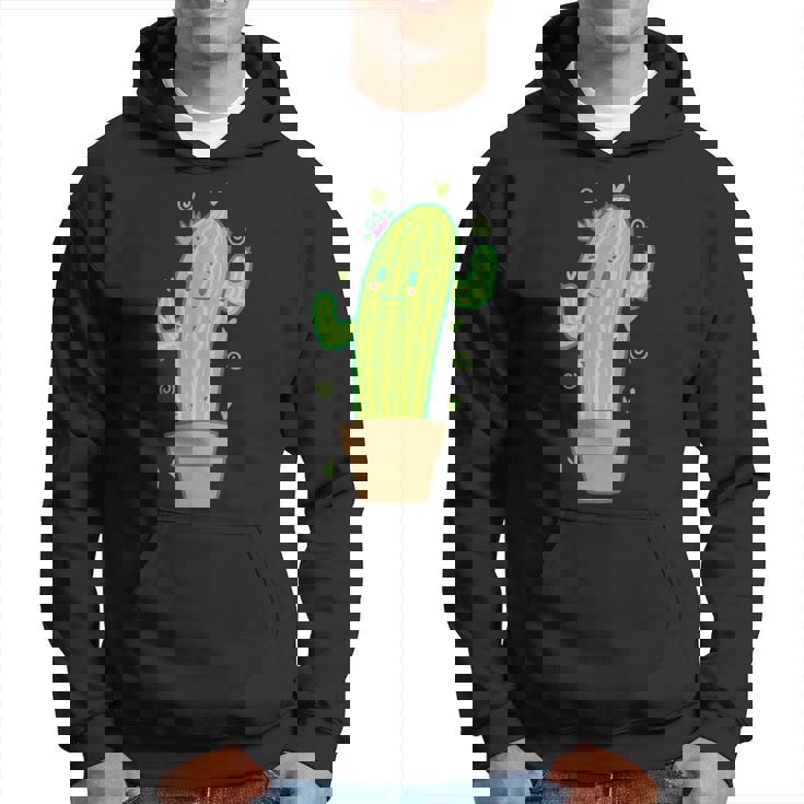 素敵なムードのサボテン パーカー