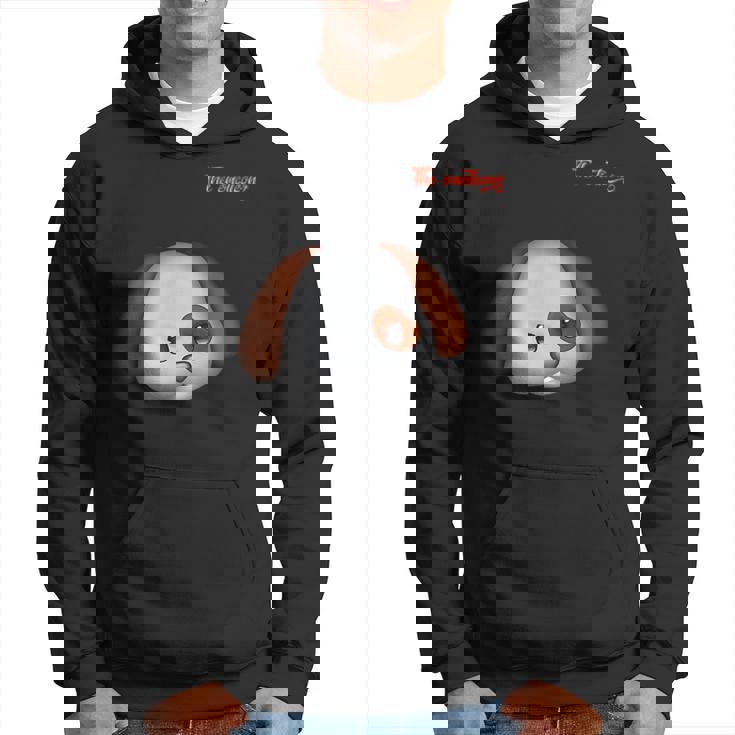 絵文字しかめっ面の怒った犬の顔 パーカー