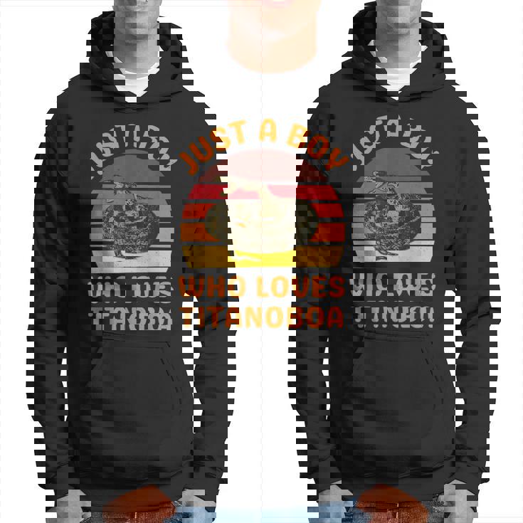 絶滅した大蛇ティタノボアを愛するただの少年 パーカー