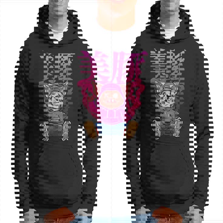 美豚 動物 豚 パーカー