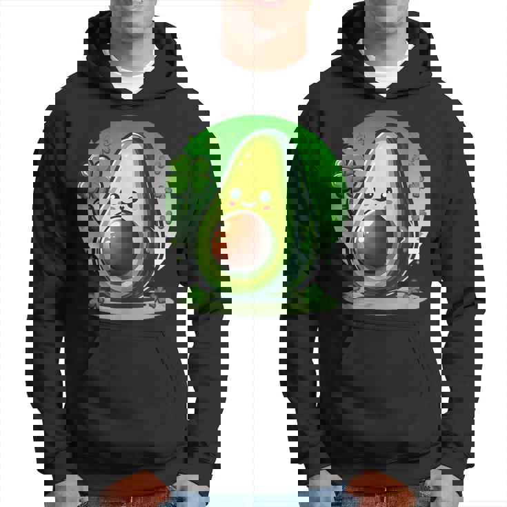 聖パトリックの日 アボカド 幸運の四つ葉のクローバー パーカー