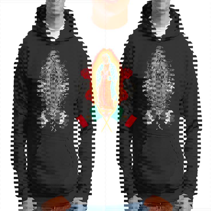 聖母マリア メキシコ国旗 聖母マリア グアダルーペ パーカー