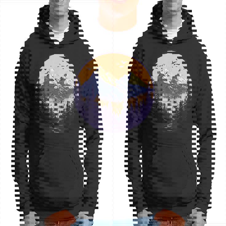 自然の中でのハイキング、ハイキング パーカー