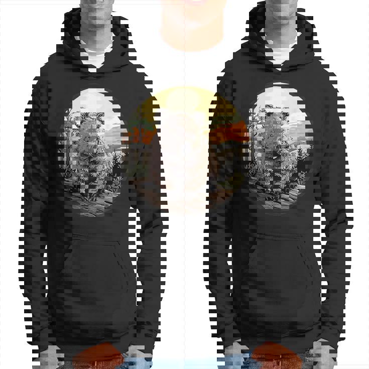 自然の中のウォンバット、ウォンバット パーカー