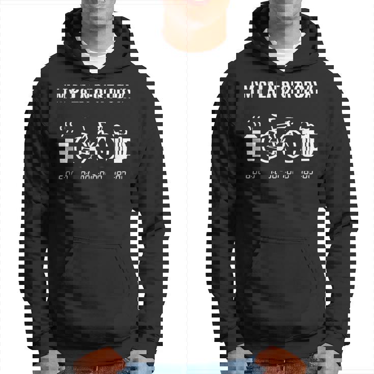 自転車 面白い ロードバイク 面白い サイクリスト 今日の私の計画 パーカー