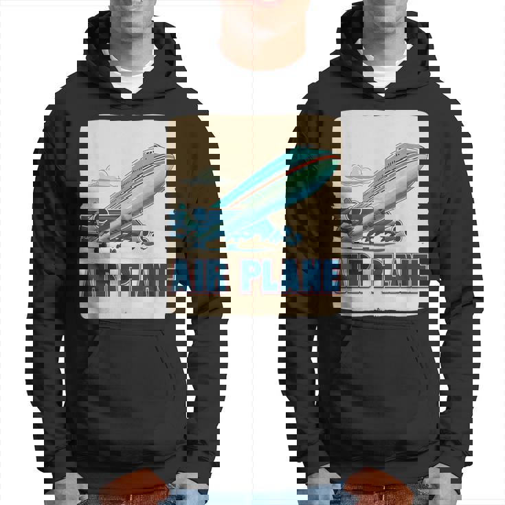 航空機愛好家のためのクールな旅客機飛行機コスチューム。 パーカー