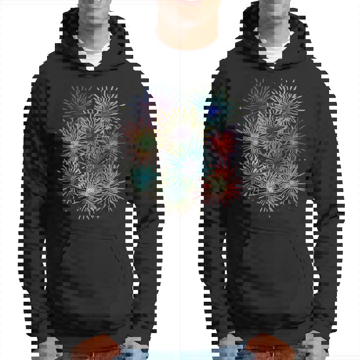 花火のお祝い パーカー
