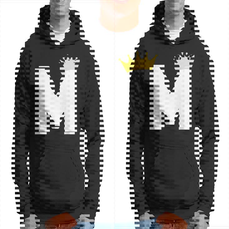 英文字 M 大文字 アルファベット モノグラム イニシャル キング クイーン クラウン パーカー