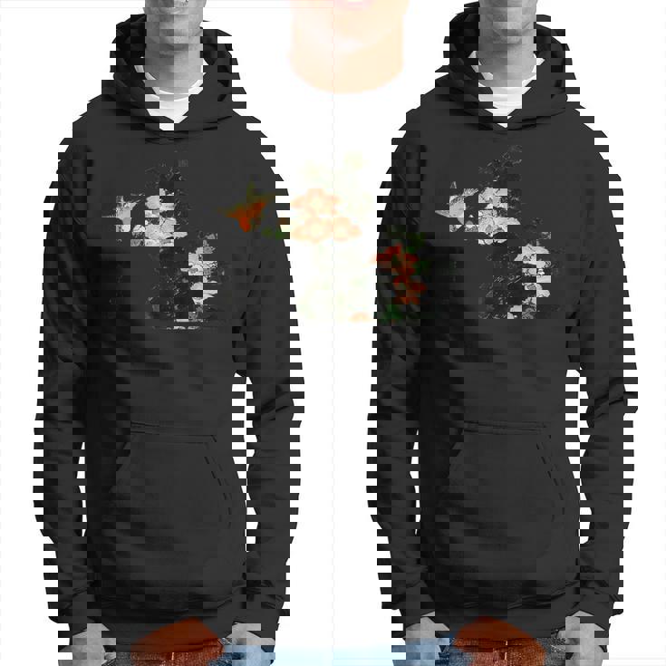 葛飾北斎作「ハイビスカスとスズメ」1830 パーカー