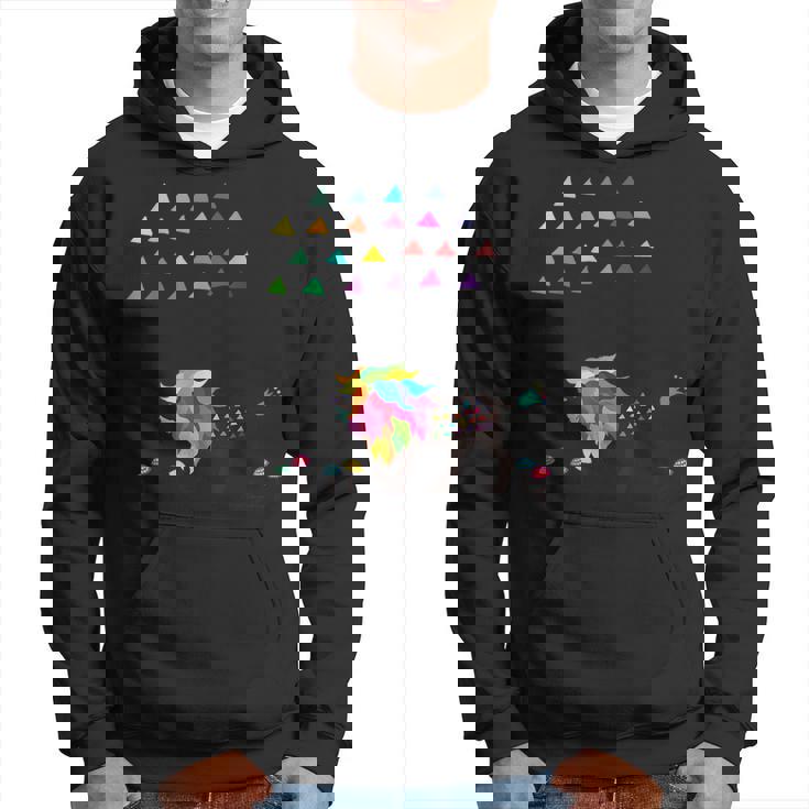 虹色のライオン パーカー