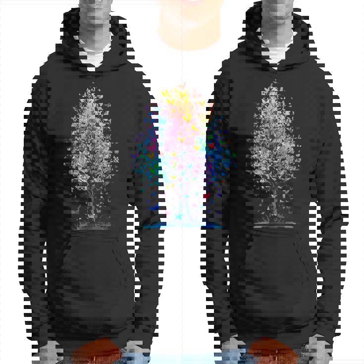 蝶の木の美学 蝶々 美しい美学 パーカー