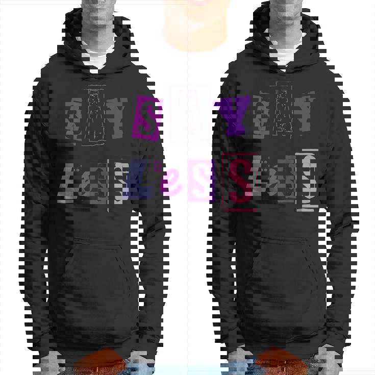 言うことを少なく見積もり-言う量を減らす パーカー