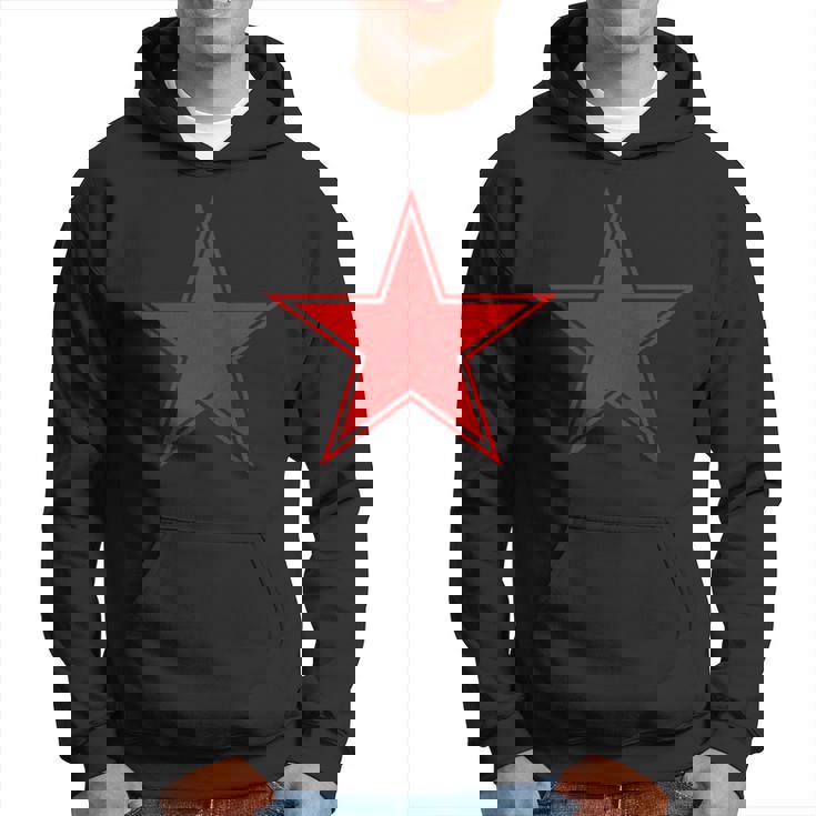 赤い星シャツ パーカー