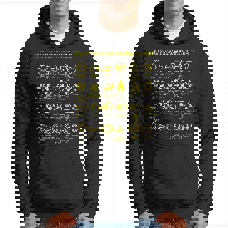 車の警告灯 非常に面白いドライバー パーカー