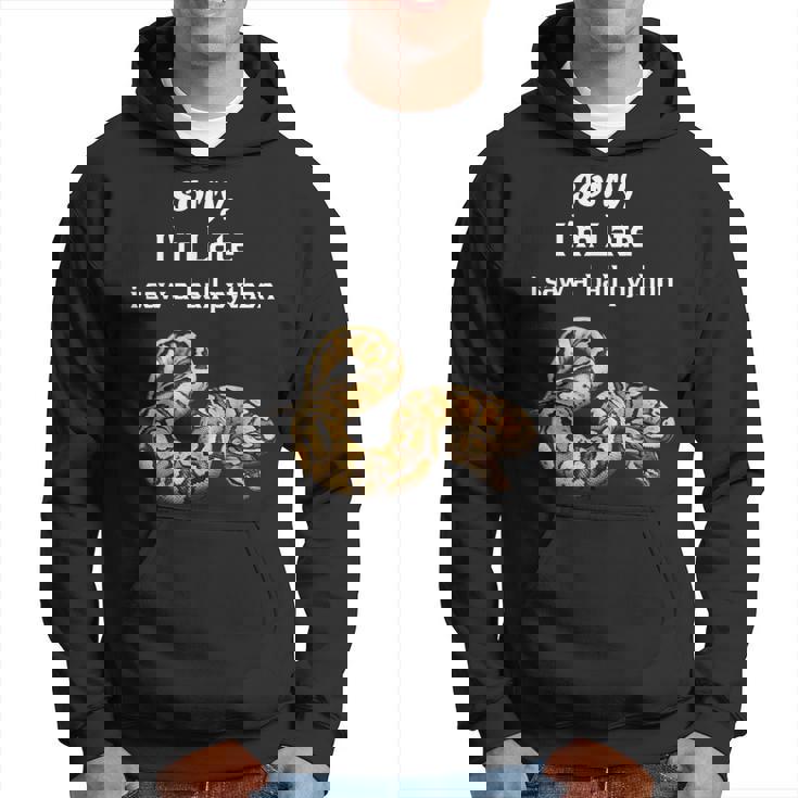 遅くなってごめんなさい、ボールパイソン面白いボールパイソンを見ました パーカー