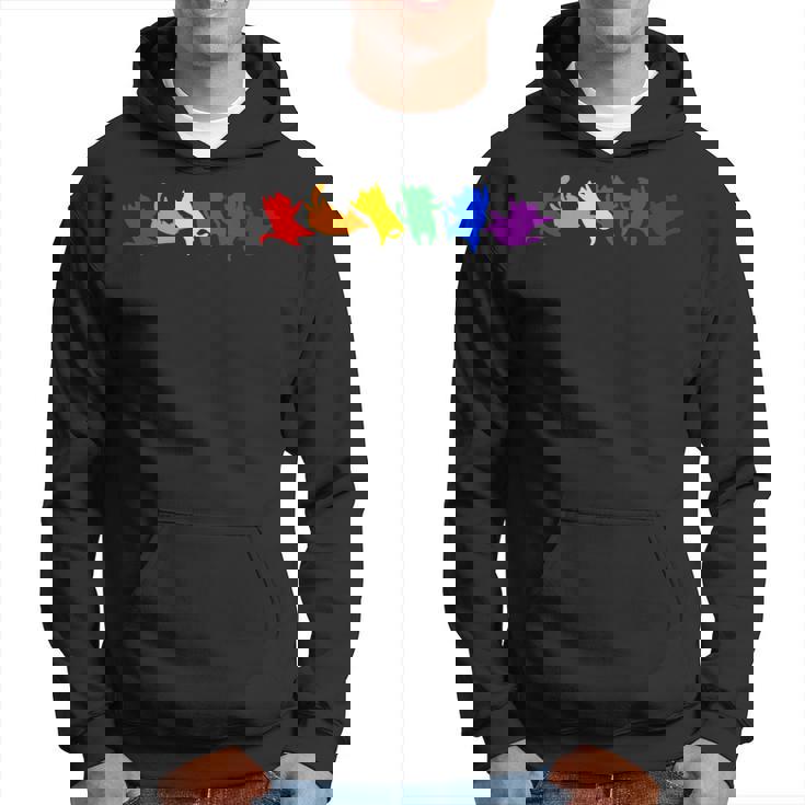 遊び好きなレインボーキャット Lgbtq プライド 楽しい パーカー