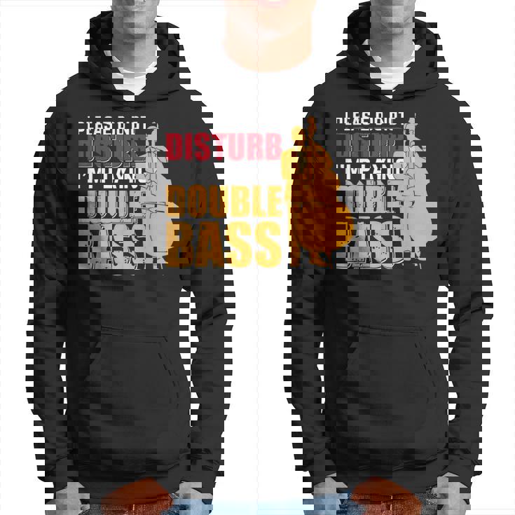 邪魔しないでください私はコントラバス奏者です パーカー