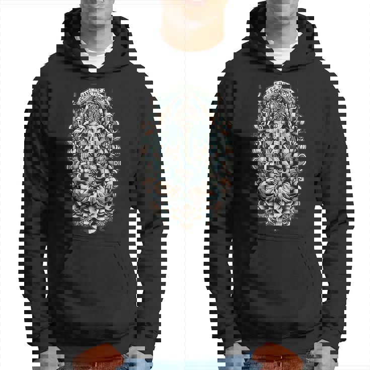 部屋の象 ガネーシャ パーカー