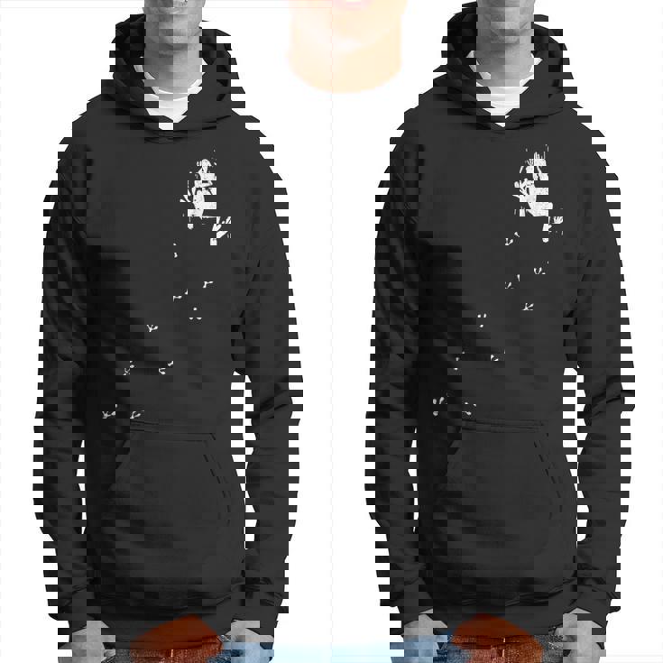 野生動物 足跡 水陸両用 カエル 熱帯雨林 カエル パーカー