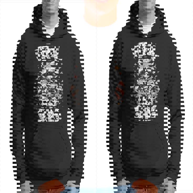 野良ゴミ・ギャング、アライグマ・ファミリーで楽しむ パーカー