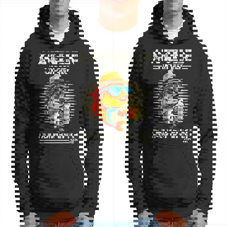 釣り人の服 面白いことわざ釣りとビールサーモンデザイン パーカー