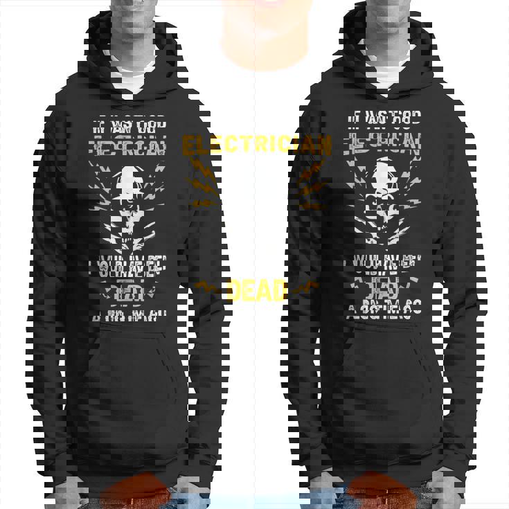 メンズ 電気工事士 電気 おもしろ電気工事士 パーカー