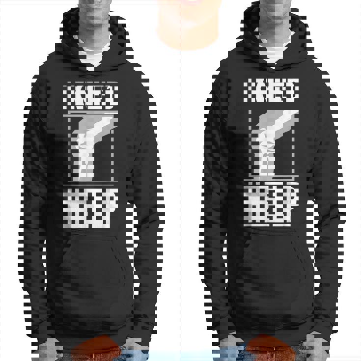 面白いacl膝手術 I Kneed Help 膝半月板ギフト パーカー