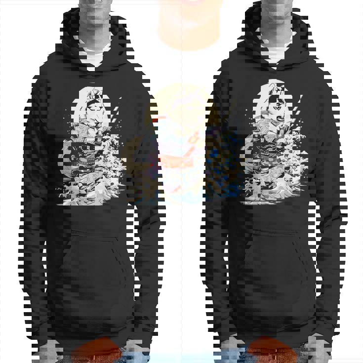 面白いtシャツ シベリアンハスキー 浮世絵 イヌ わんこ メンズ 犬好き グッズ おもしろ 面白い 服 ネタ パーカー