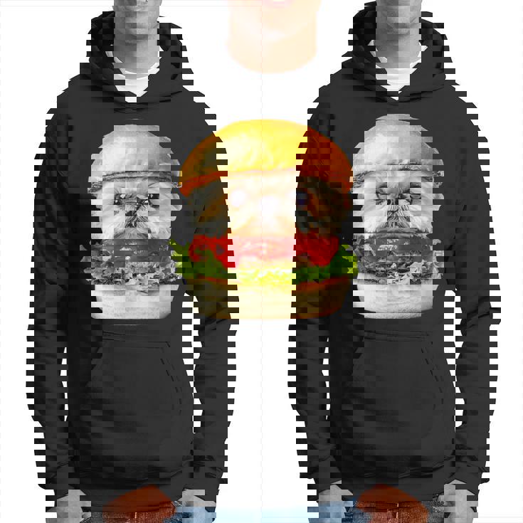 面白いtシャツ シーズー 犬 ハンバーガー メンズ 犬好き グッズ かわいい おもしろ 面白い 服 ネタ パーカー