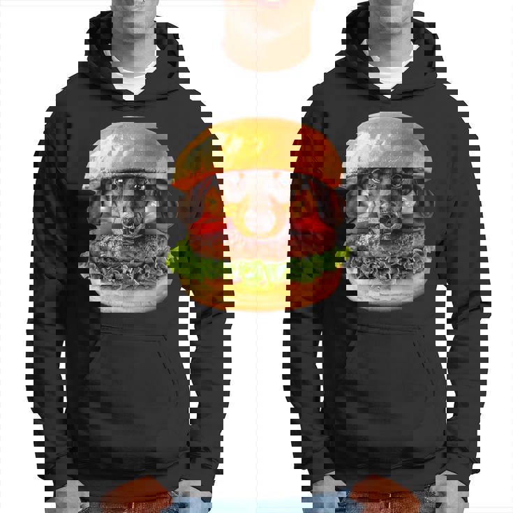 面白いtシャツ ダックスフンド 犬 ハンバーガー メンズ グッズ かわいい おもしろ 面白い 服 ネタ パーカー