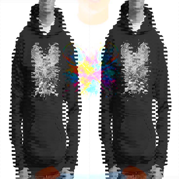 面白いtシャツ バドミントン おもしろ カラフル 服 ネタ メンズ テニス部 おもしろグッズ 大人 子供 パーカー