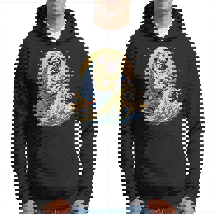 面白いtシャツ パグ 浮世絵 イヌ わんこ メンズ 犬好き グッズ おもしろ 面白い 服 ネタ わんこ パーカー